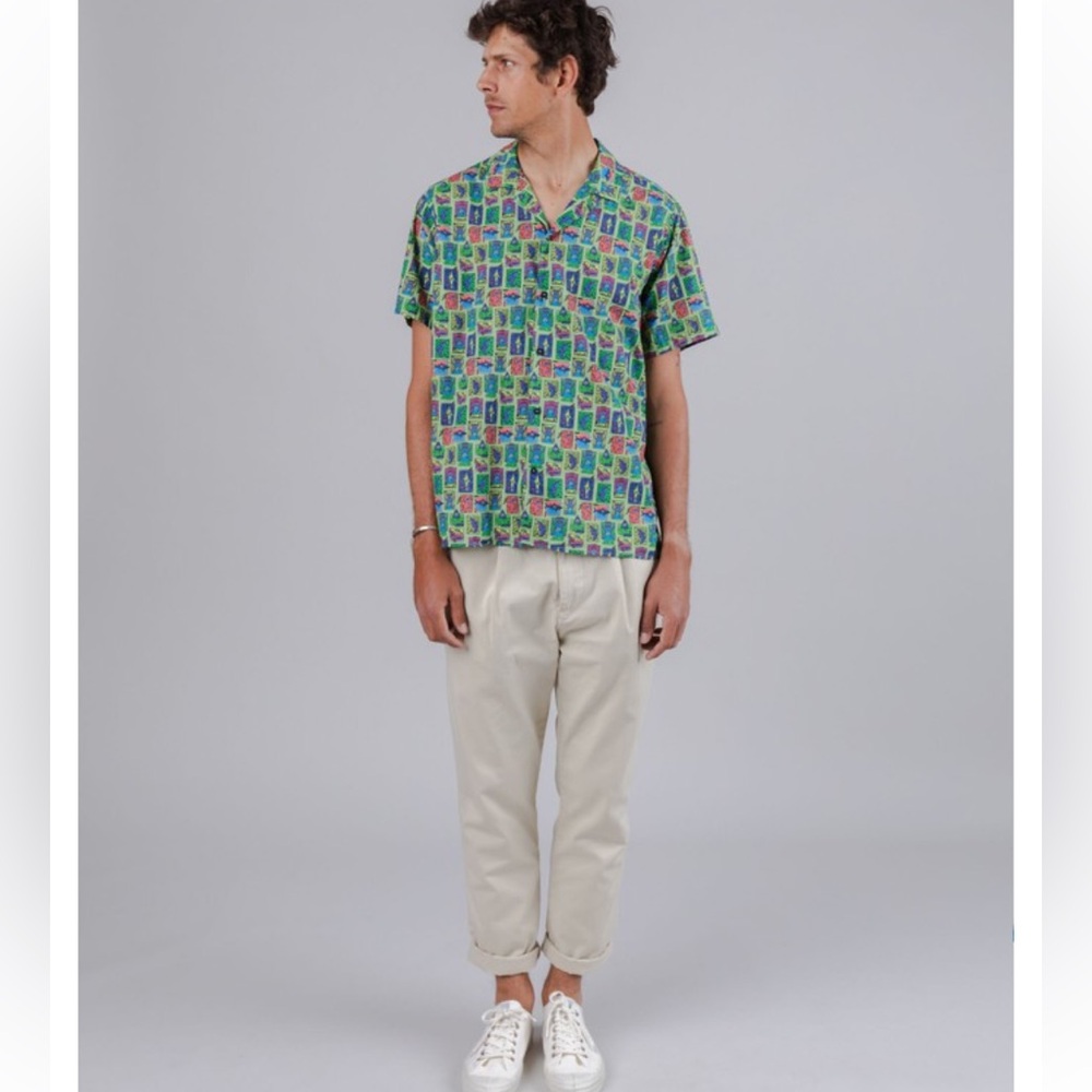 Brava Fabrics Jaws Aloha shirt